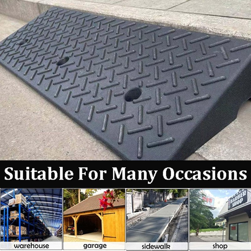 19.5CM High Rubber Curb Ramp 98×48.5×19.5CM