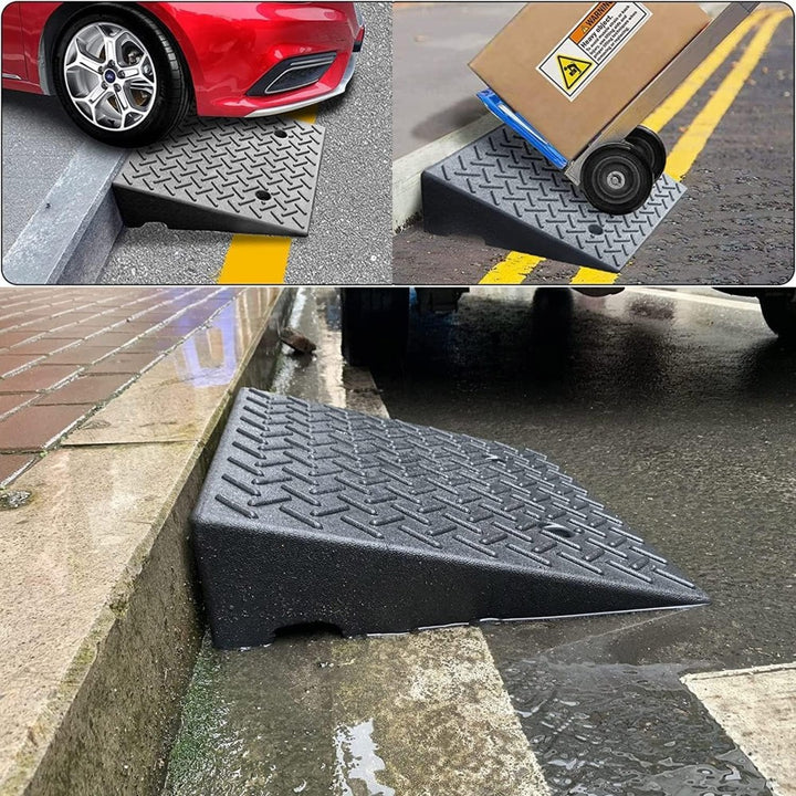 19CM High Rubber Curb Ramp 48x78X19CM