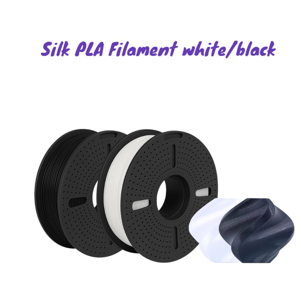 Silk PLA Filament 1.75mm 1KG for 3D Printer -White