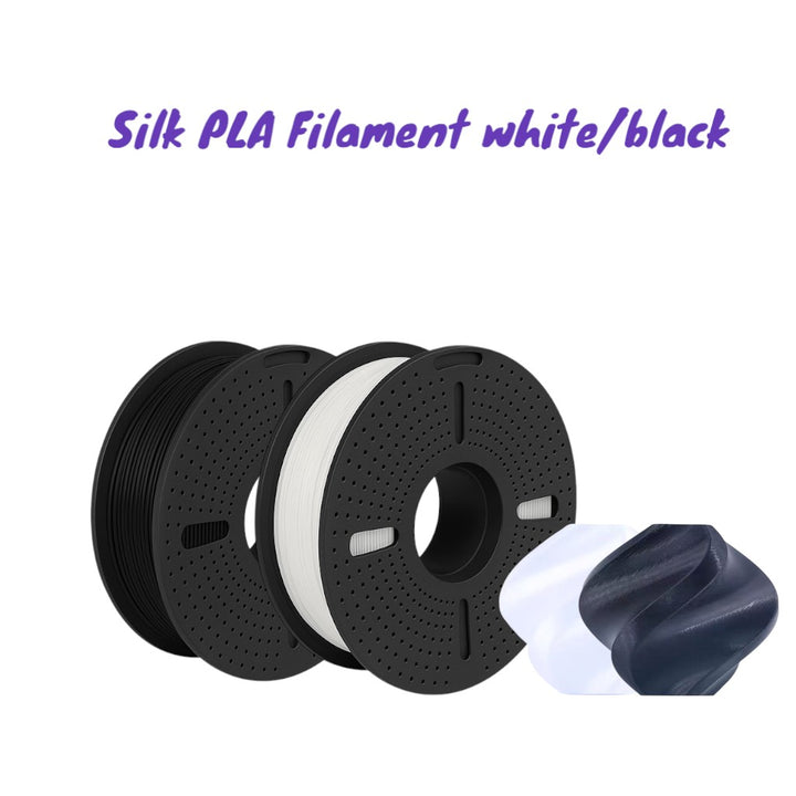 Silk PLA Filament 1.75mm 1KG for 3D Printer -White