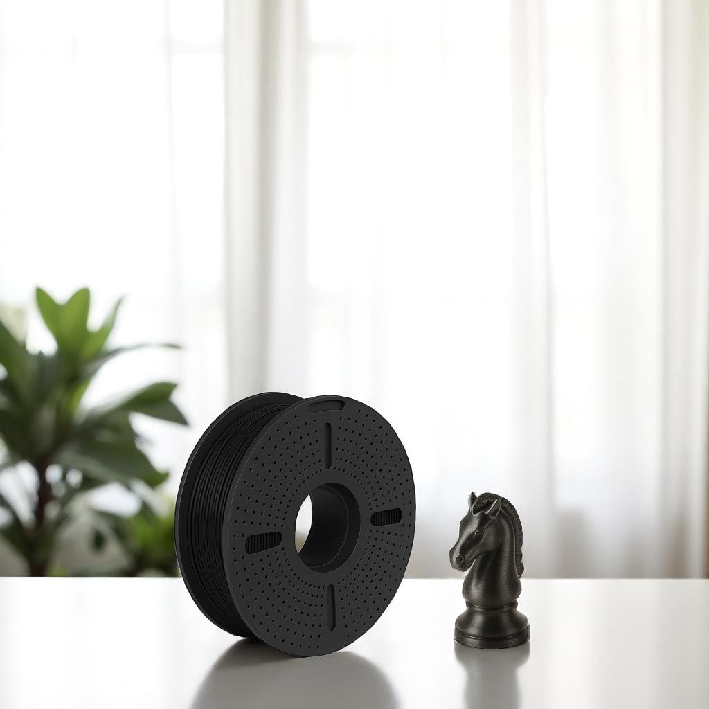 Silk PLA Filament 1.75mm  1KG for 3D Printer -Black