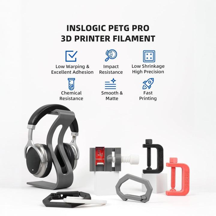 PETG 3D Printer Filament 1.75mm 1KG - White