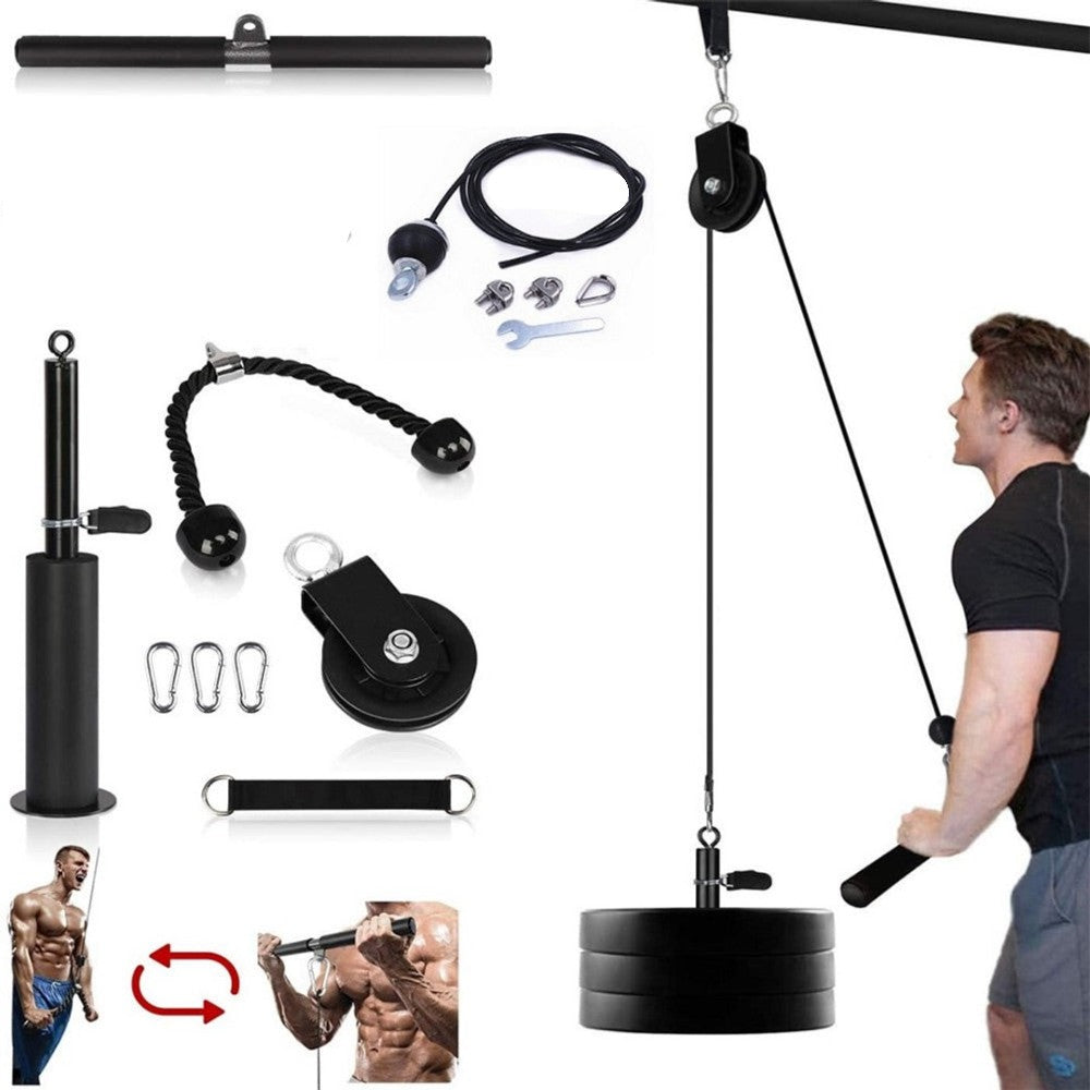 Home Cable Pulley System Set