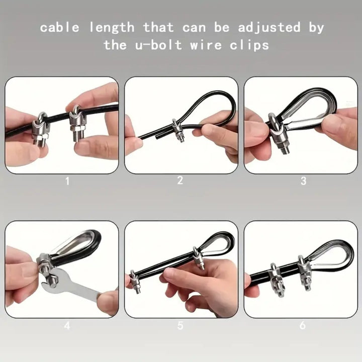 Home Cable Pulley System Set