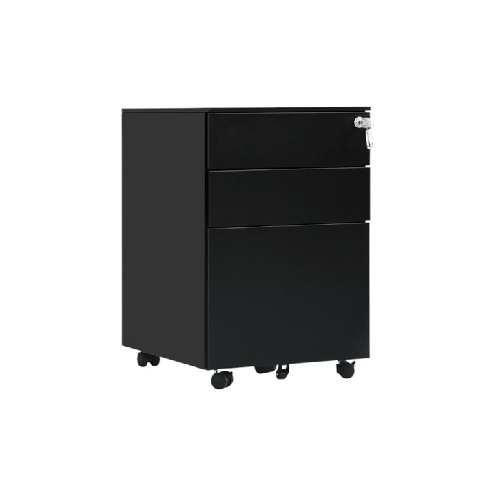 Office Cabinet with Wheels and Lock 39_52_60cm