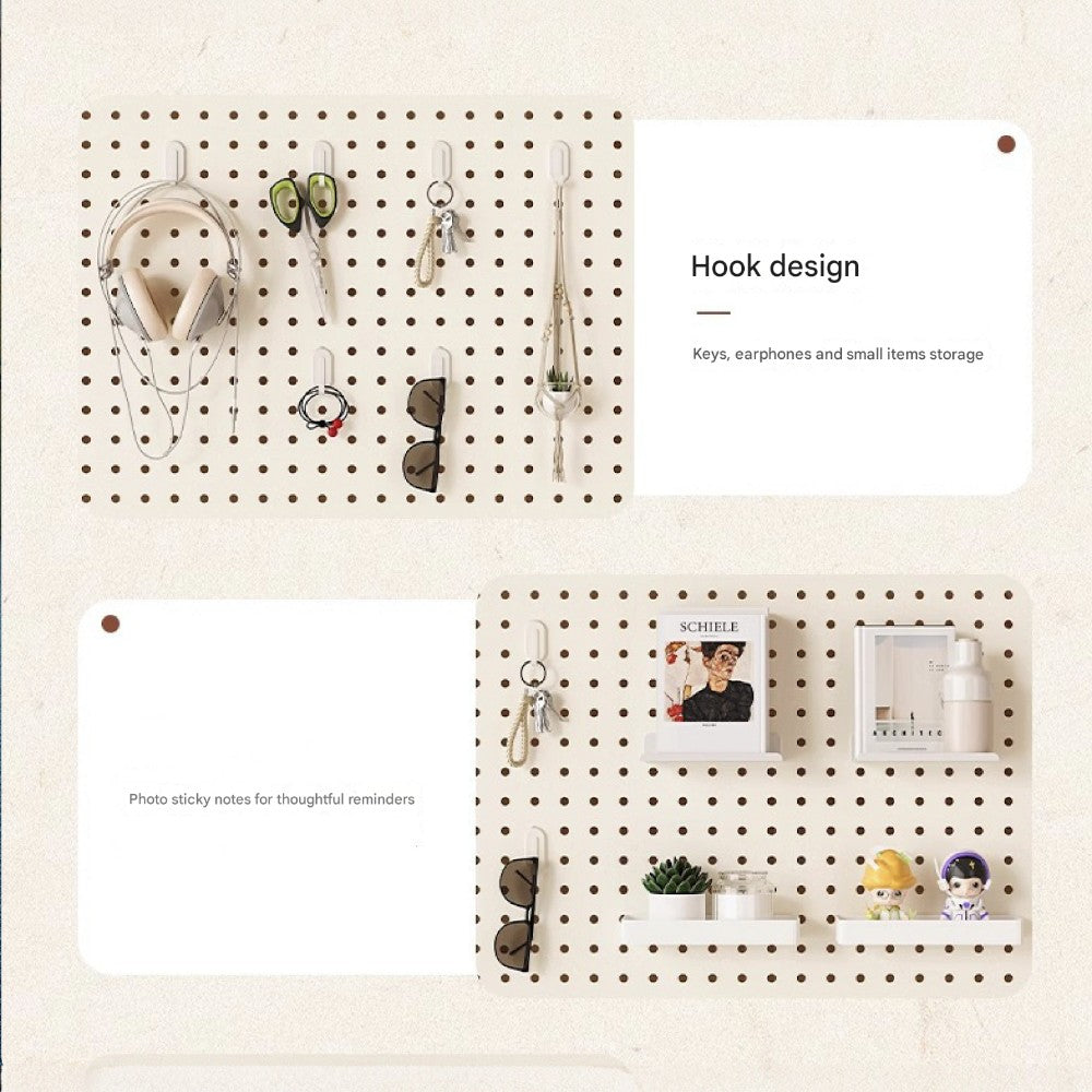 Clamp-on Desk Pegboard Organizer Set - 80×40cm