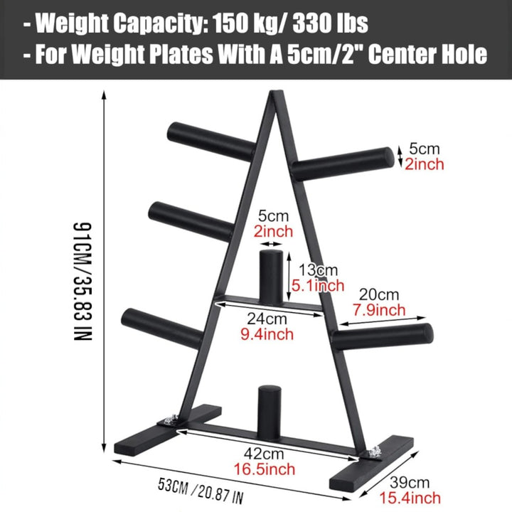 Heavy Duty Weight Plate Storage Rack Stand