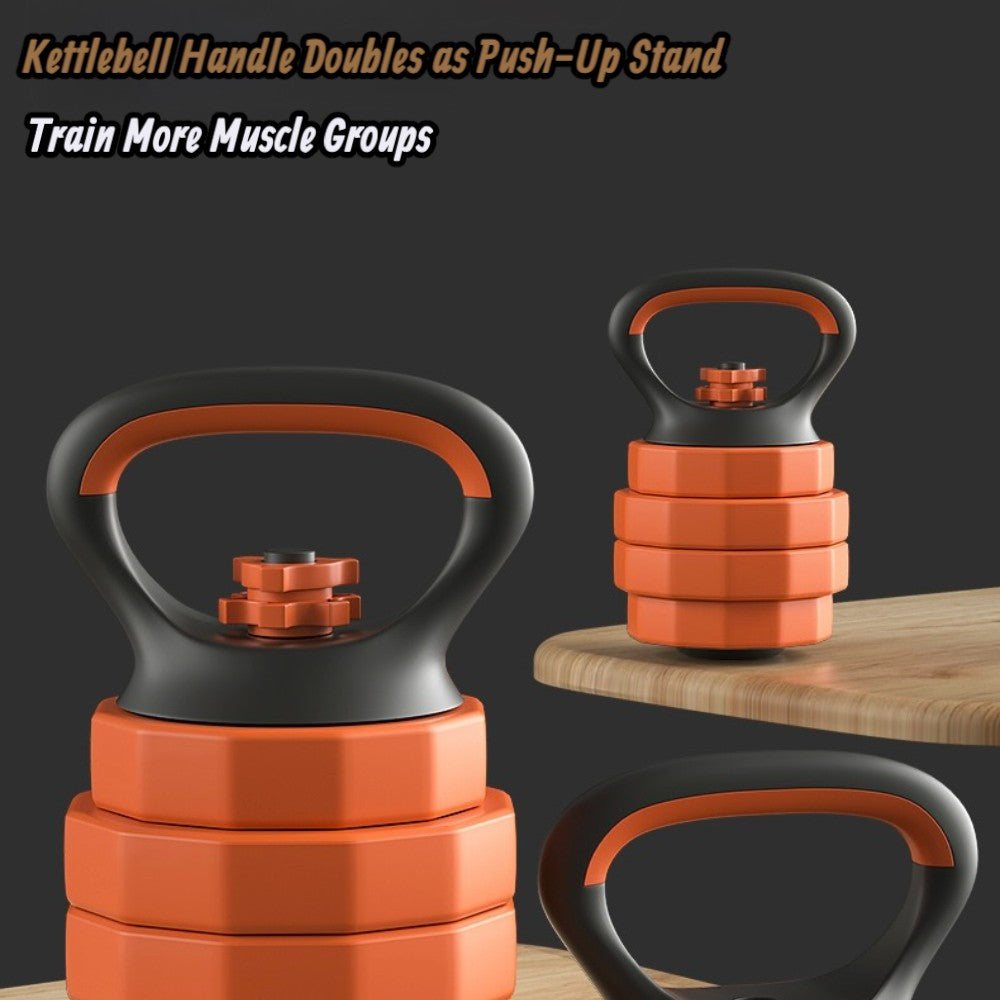 40KG Dumbbell Barbell Set Adjustable Weights with Connecting Rod Kettlebell Handle