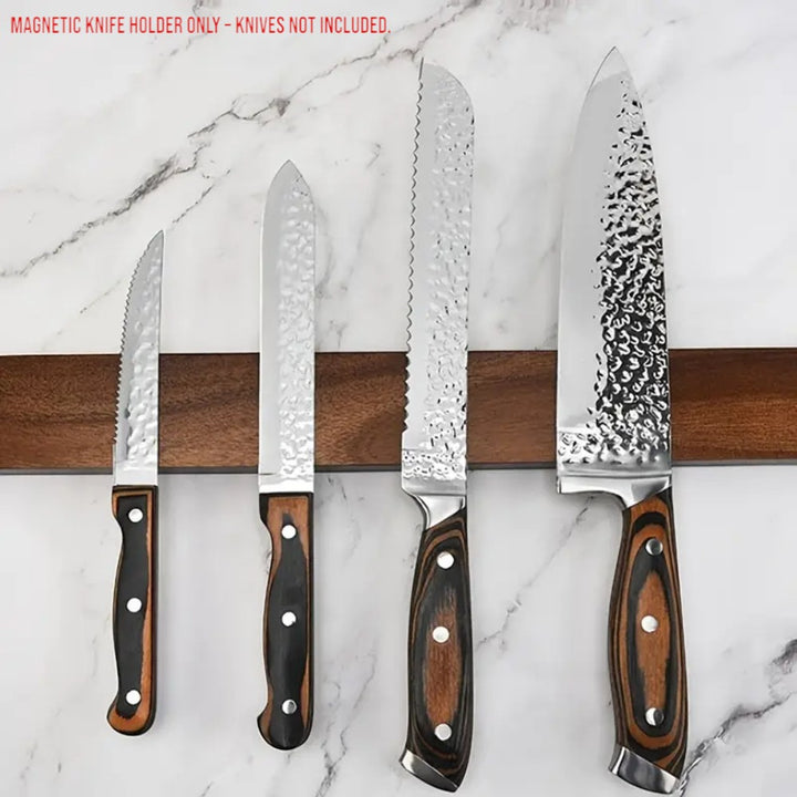 Magnetic Wooden Knife Holder _ 41cm Wood Strip