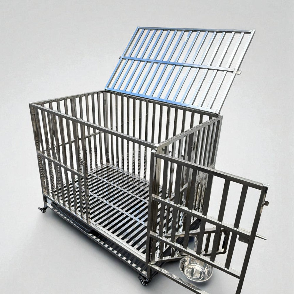 Heavy Duty Dog Crate 110×72×92cm