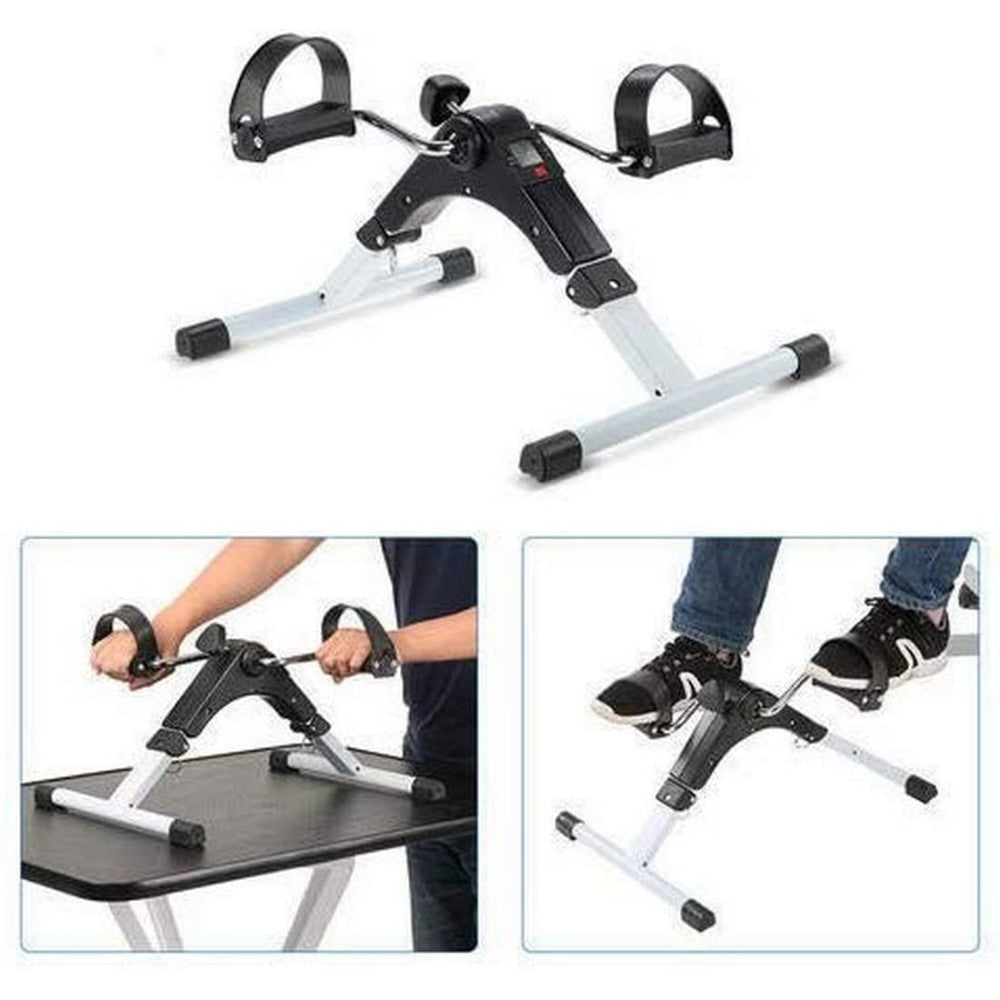 Folding Pedal Exerciser Mini Under Desk Bike