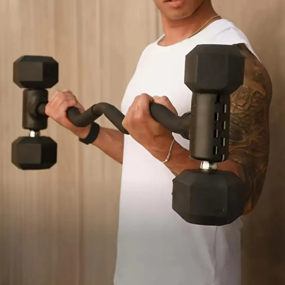 Dumbbell Converter  Adjustable Barbell -Curl Bar