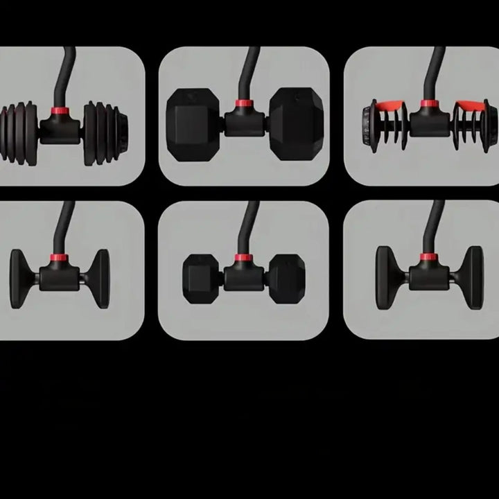 Dumbbell Converter Adjustable Barbell -Straight Bar