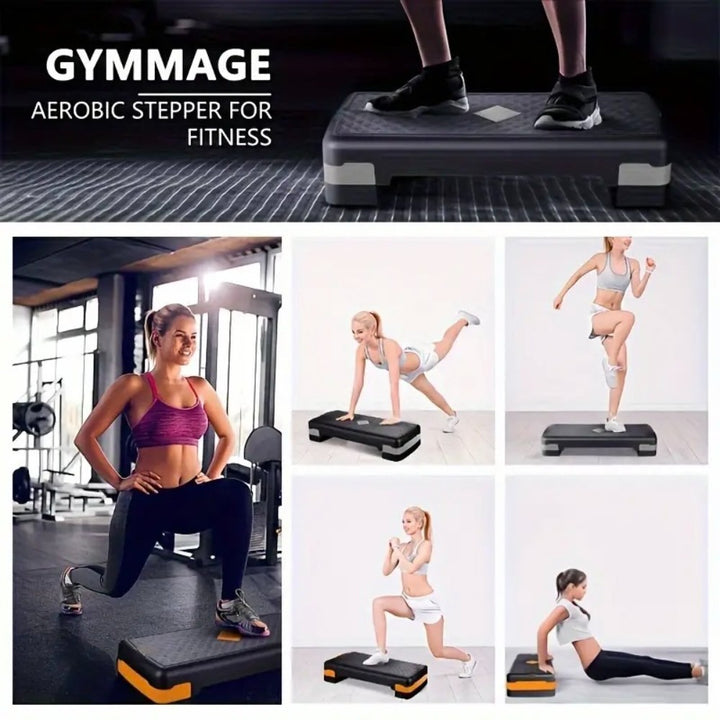 Adjustable Height Aerobic Stepper 68×28×10-15CM