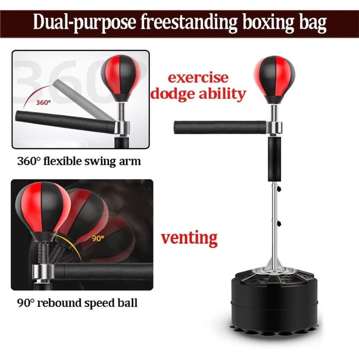 Freestanding Boxing Reflex Ball with Rotating Arm