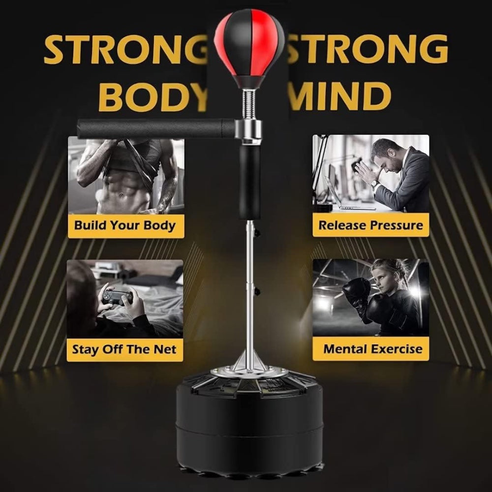Freestanding Boxing Reflex Ball with Rotating Arm