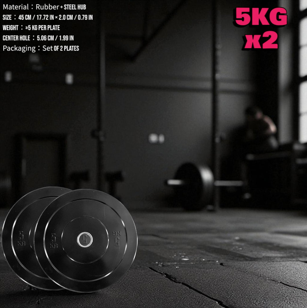 2X5KG Bumper Plate Weight Plates