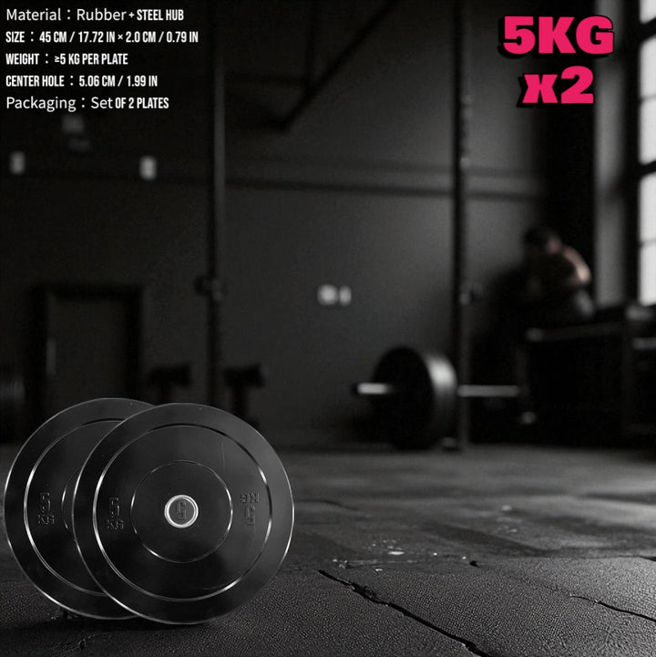 2X5KG Bumper Plate Weight Plates