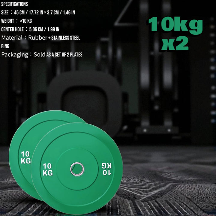 2X10KG Color Bumper Weights