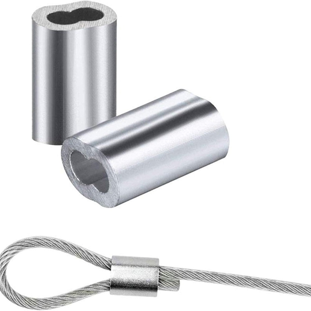50M Stainless Steel Wire Rope Kit with Fittings _ 2mm Cable