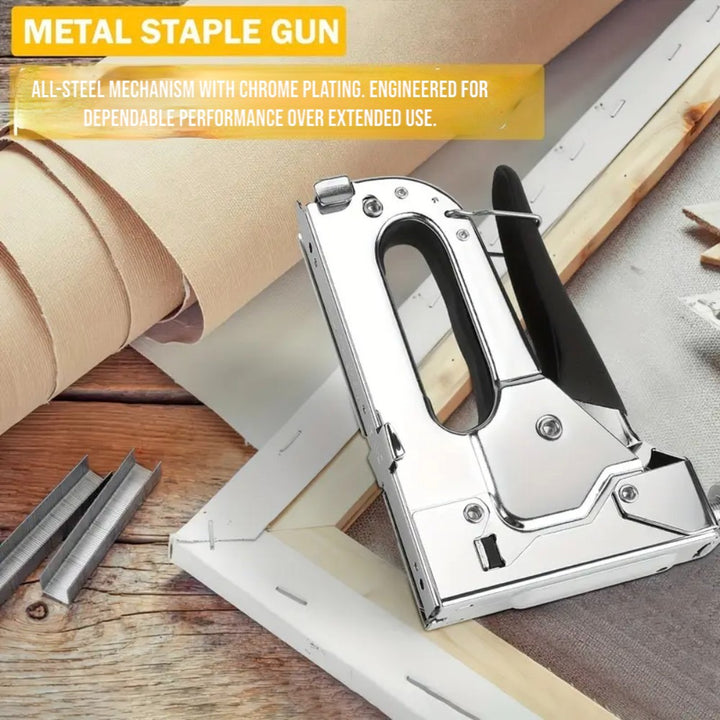 Staple Gun Kit with 3000 Staples and Remover