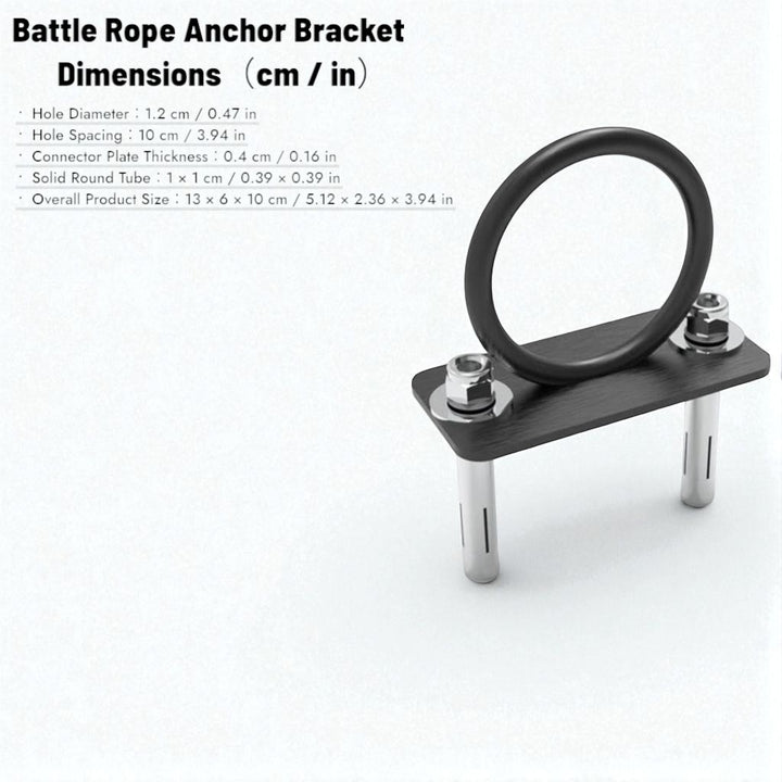 Wall Mounted Battle Rope Anchor Bracket