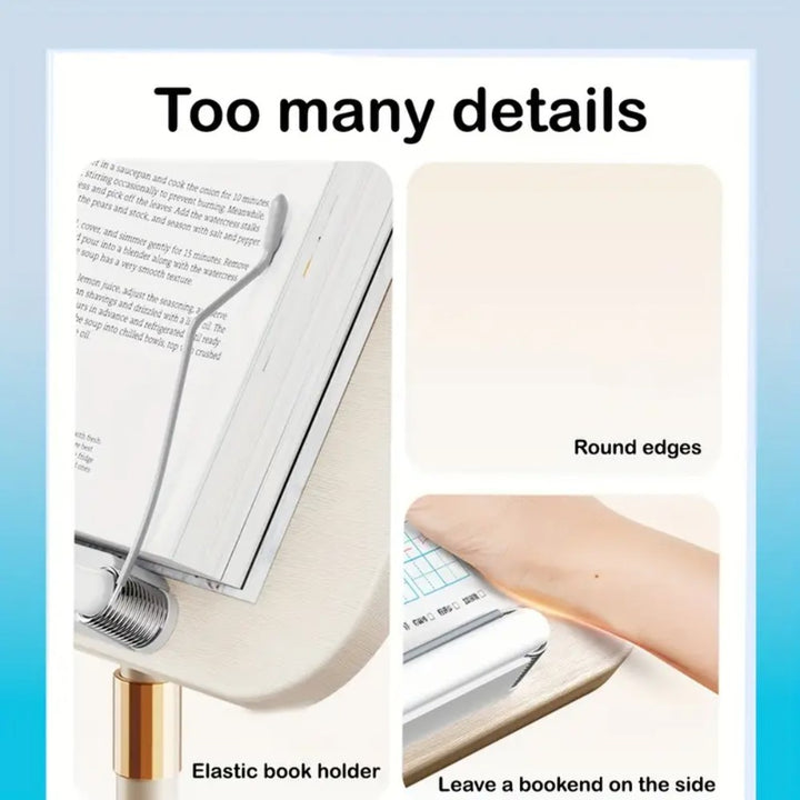 Adjustable Tablets Book Stand _ Ergonomic Reading Holder