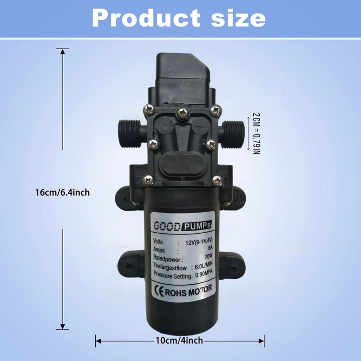 12V 72W DC Water Pump