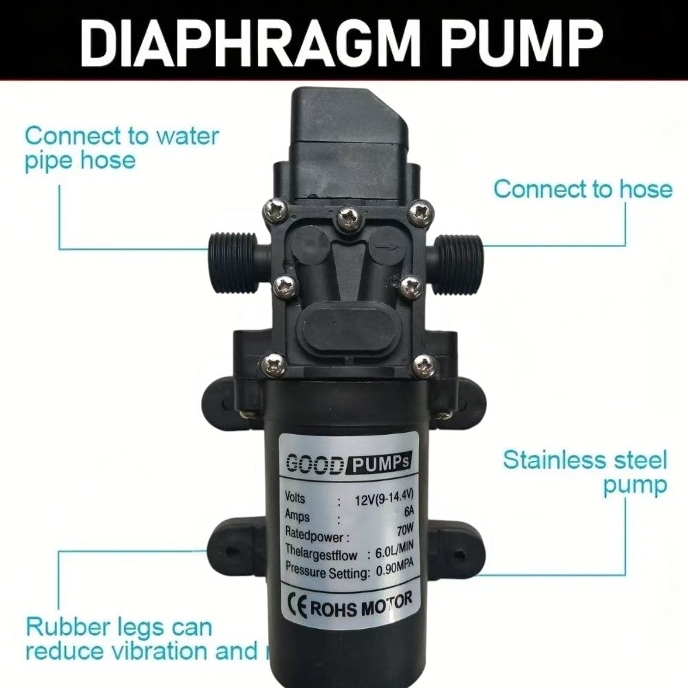 12V 72W DC Water Pump