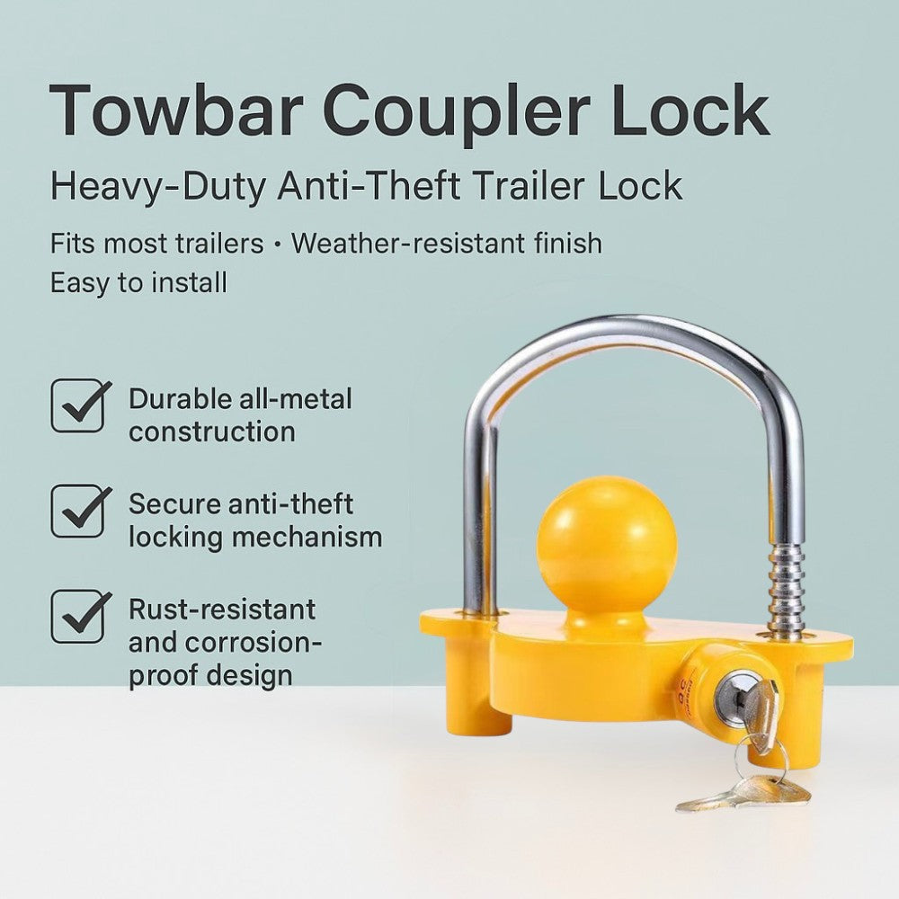Universal Coupler Ball Lock Trailer Lock