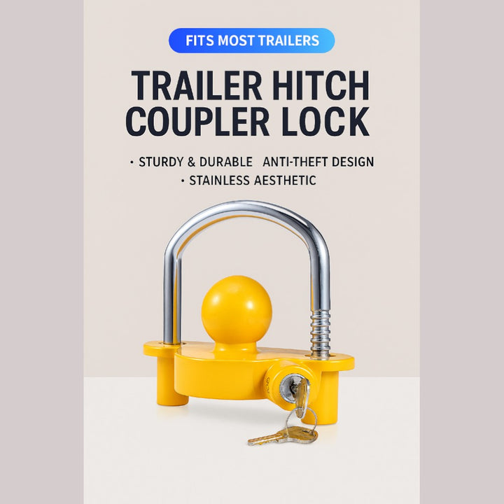 Universal Coupler Ball Lock Trailer Lock