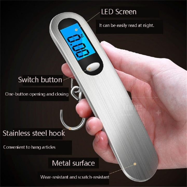 Rechargeable Luggage Scale with Backlit Display