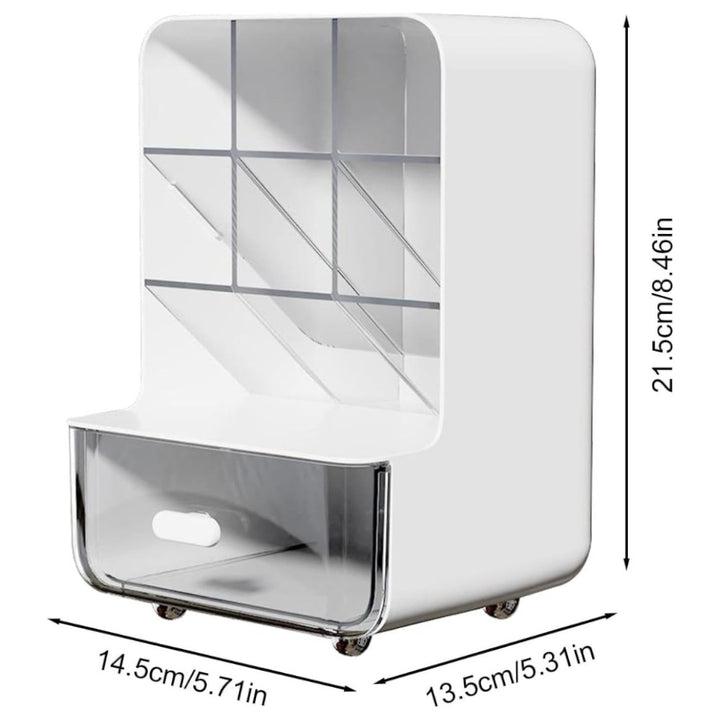 Plastic Desk Organizer with Drawer