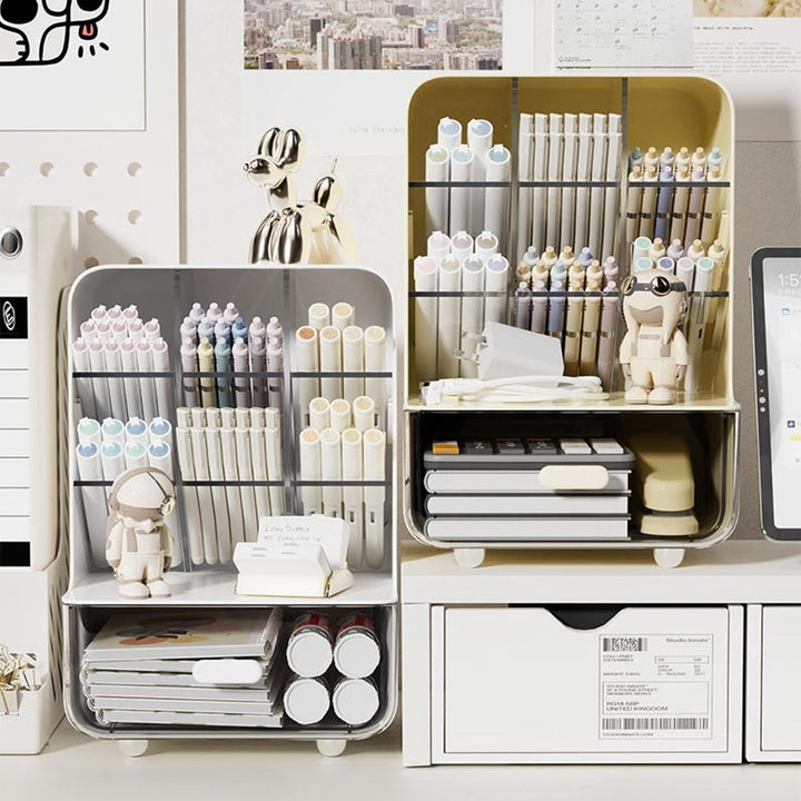 Plastic Desk Organizer with Drawer