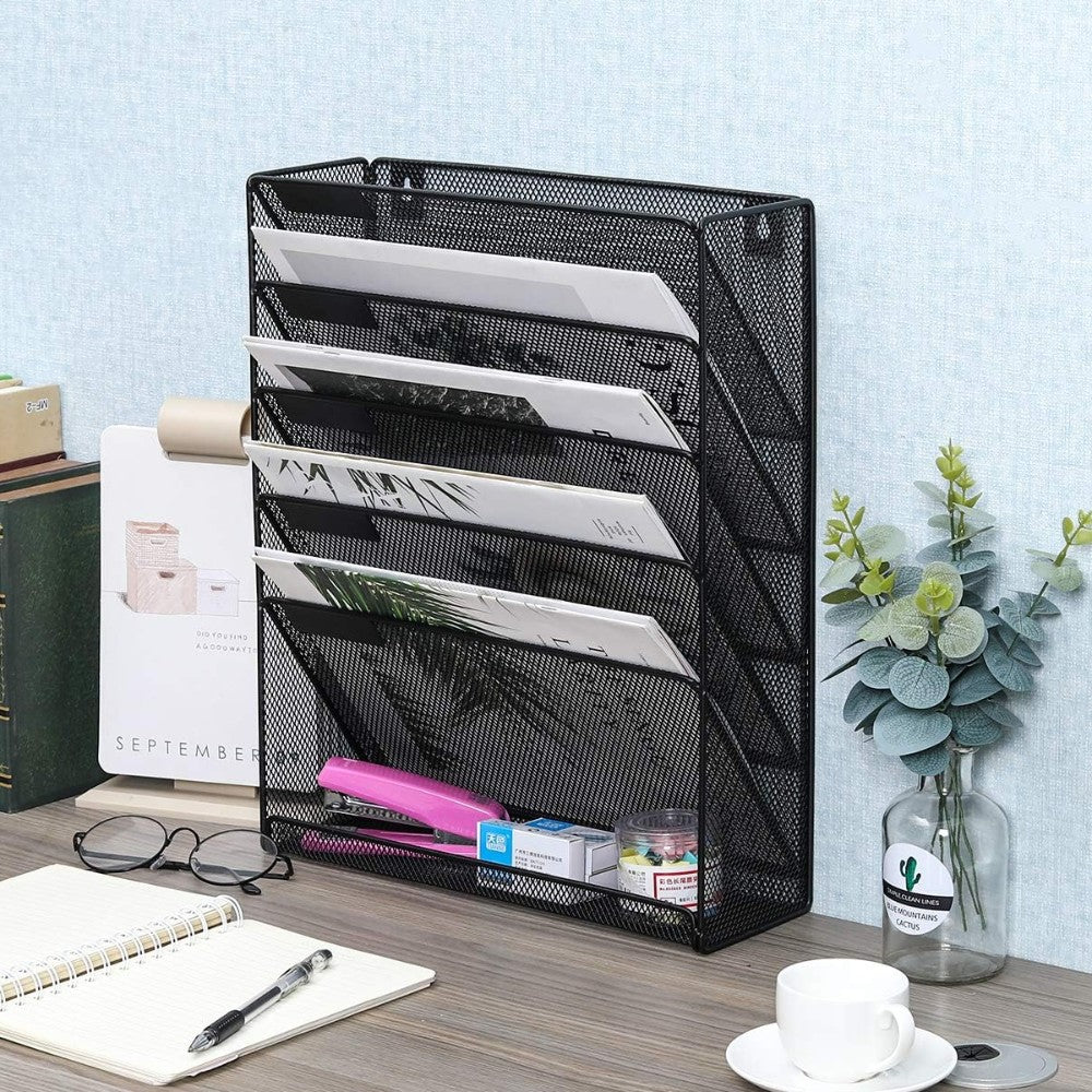 6 Tier Mesh File Organizer