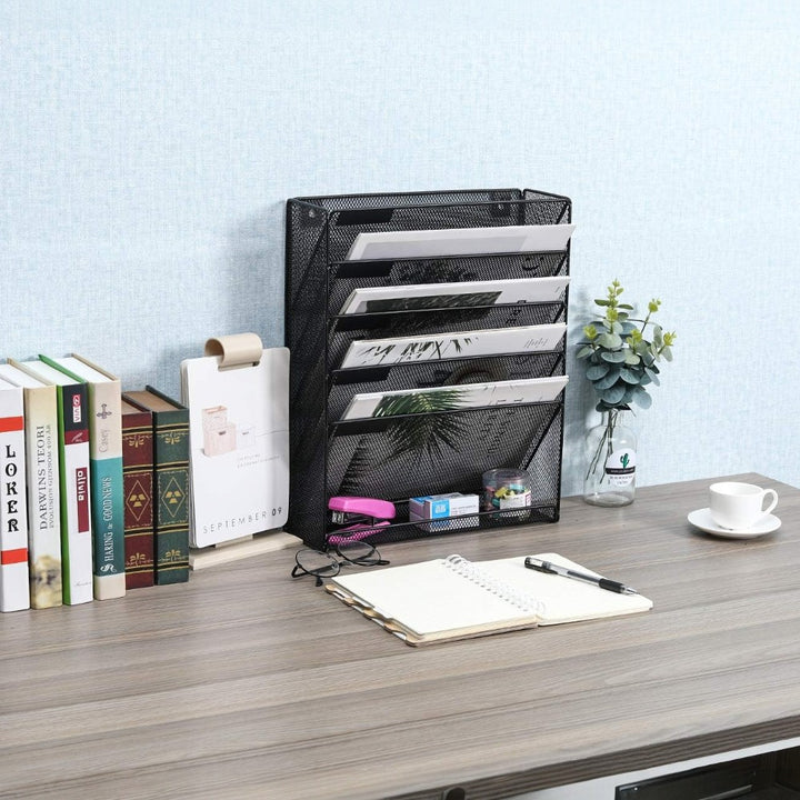 6 Tier Mesh File Organizer