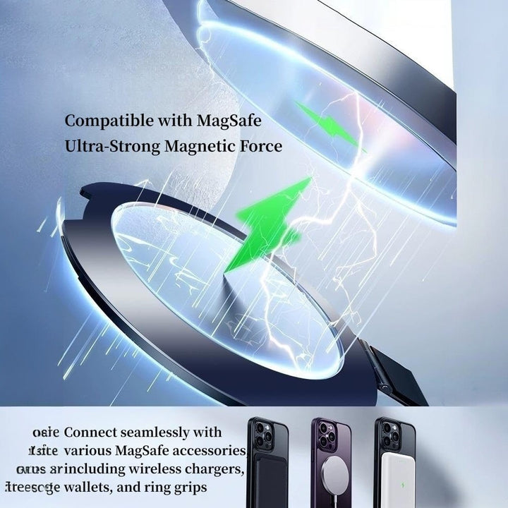 iPhone 16 Pro Max Case with 360° Rotatable Magnetic Ring Stand