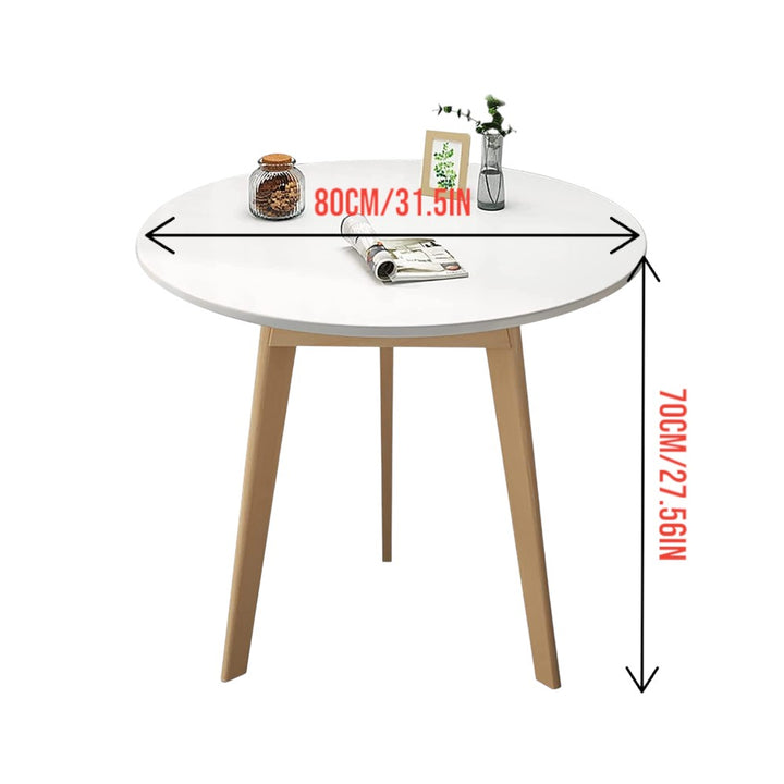 Round Kitchen Table 80_70(H)CM