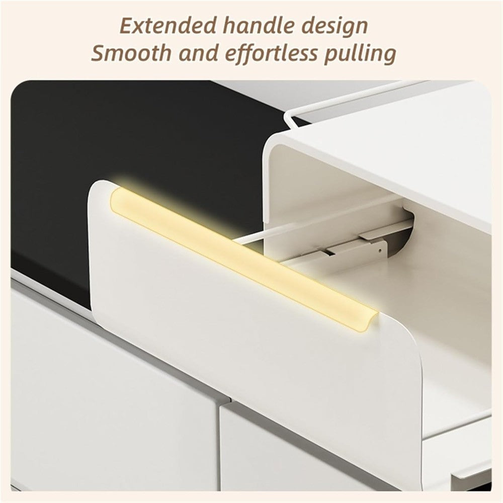 Coffee Machine Organizer with Pull-Out Drawer Countertop Storage Organizer