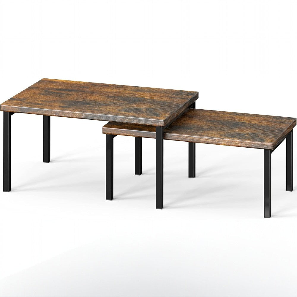 2 Pieces Stackable Countertop Organizer Shelf Set