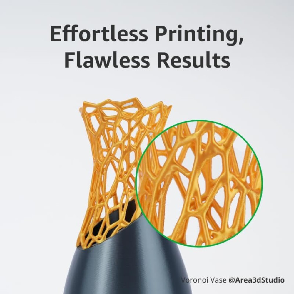 Silk PLA Filament 1.75mm 1KG for 3D Printer - Gold