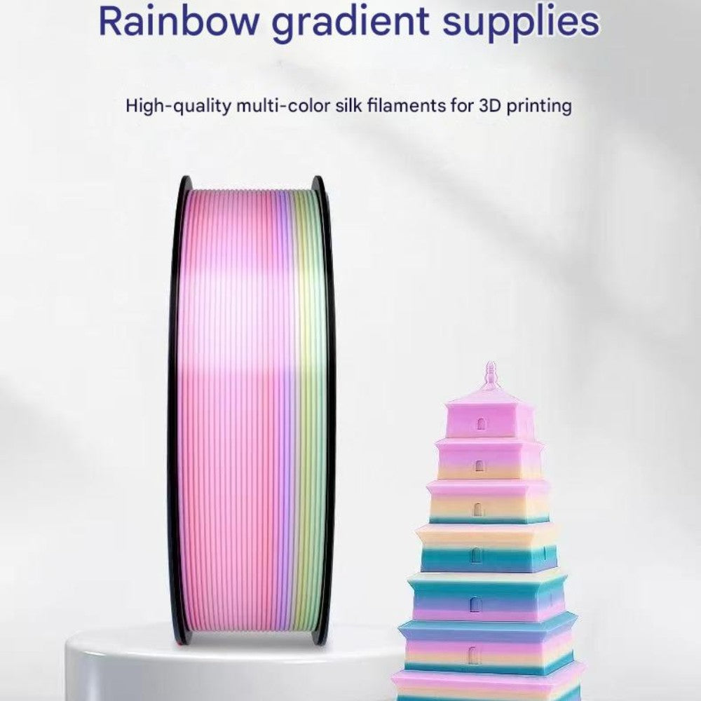 Silk PLA Filament 1.75mm 1KG for 3D Printer - Macaron