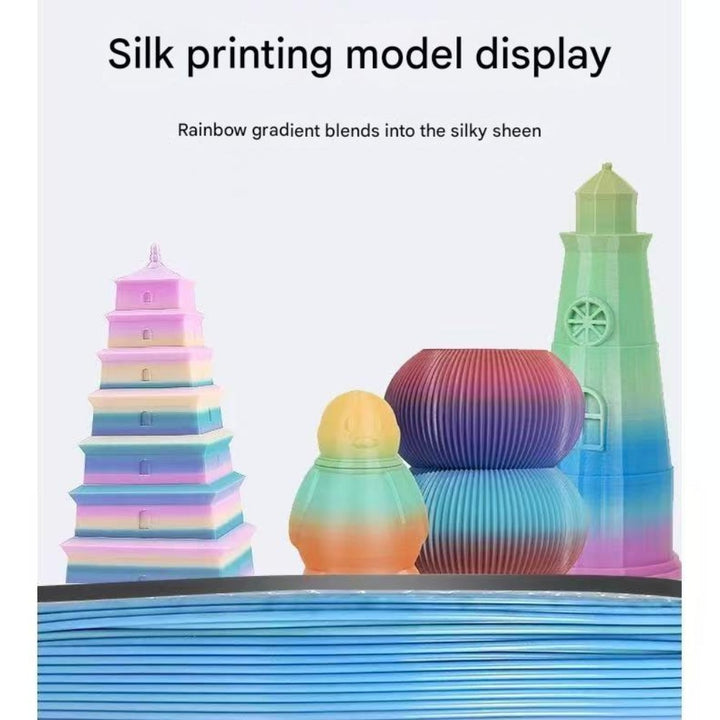 Silk PLA Filament 1.75mm 1KG for 3D Printer - Macaron