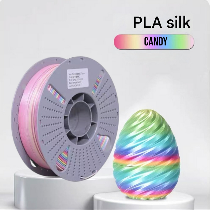 Silk PLA Filament 1.75mm 1KG for 3D Printer - Candy