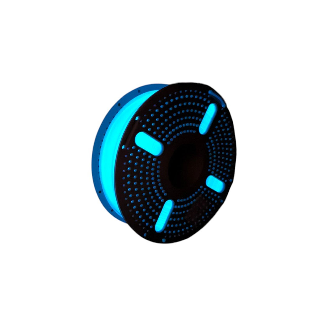 PLA Glow in the Dark Filament 1.75mm 1KG for 3D Printer - Glow Blue