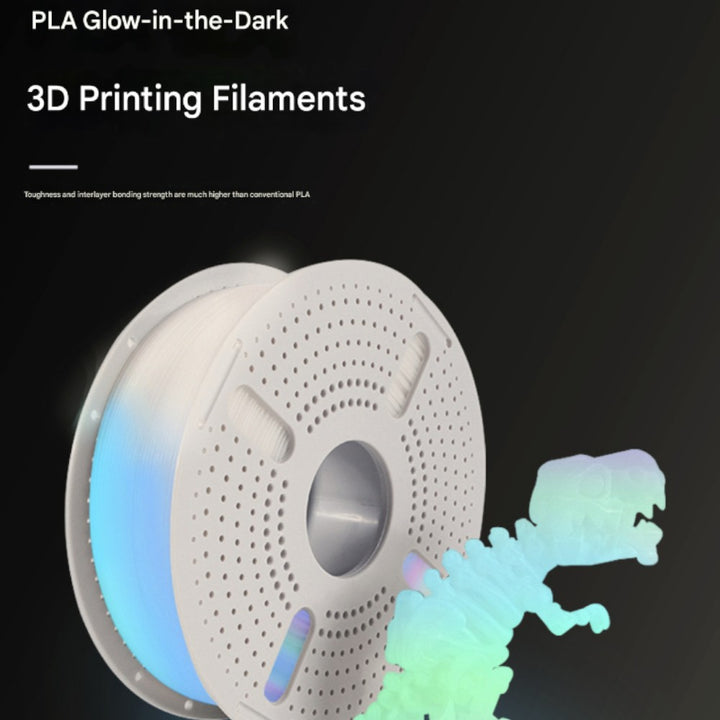 PLA Glow in the Dark Filament 1.75mm 1KG for 3D Printer - Glow Blue