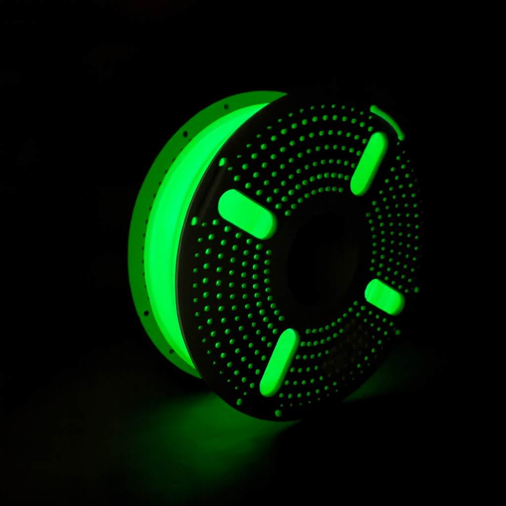 PLA Glow in the Dark Filament 1.75mm 1KG for 3D Printer - Glow Green
