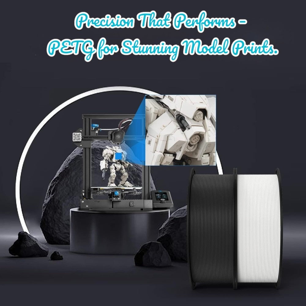 PETG 3D Printer Filament 1.75mm 1KG - Transparent
