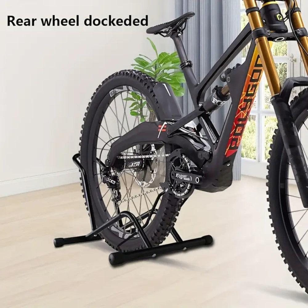Removable L-Type Push-In Bicycle Floor Stand