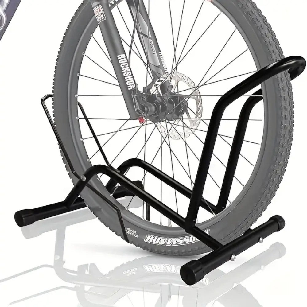 Removable L-Type Push-In Bicycle Floor Stand